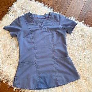 💜 Healing Hands Women’s Size XS Scrub Top